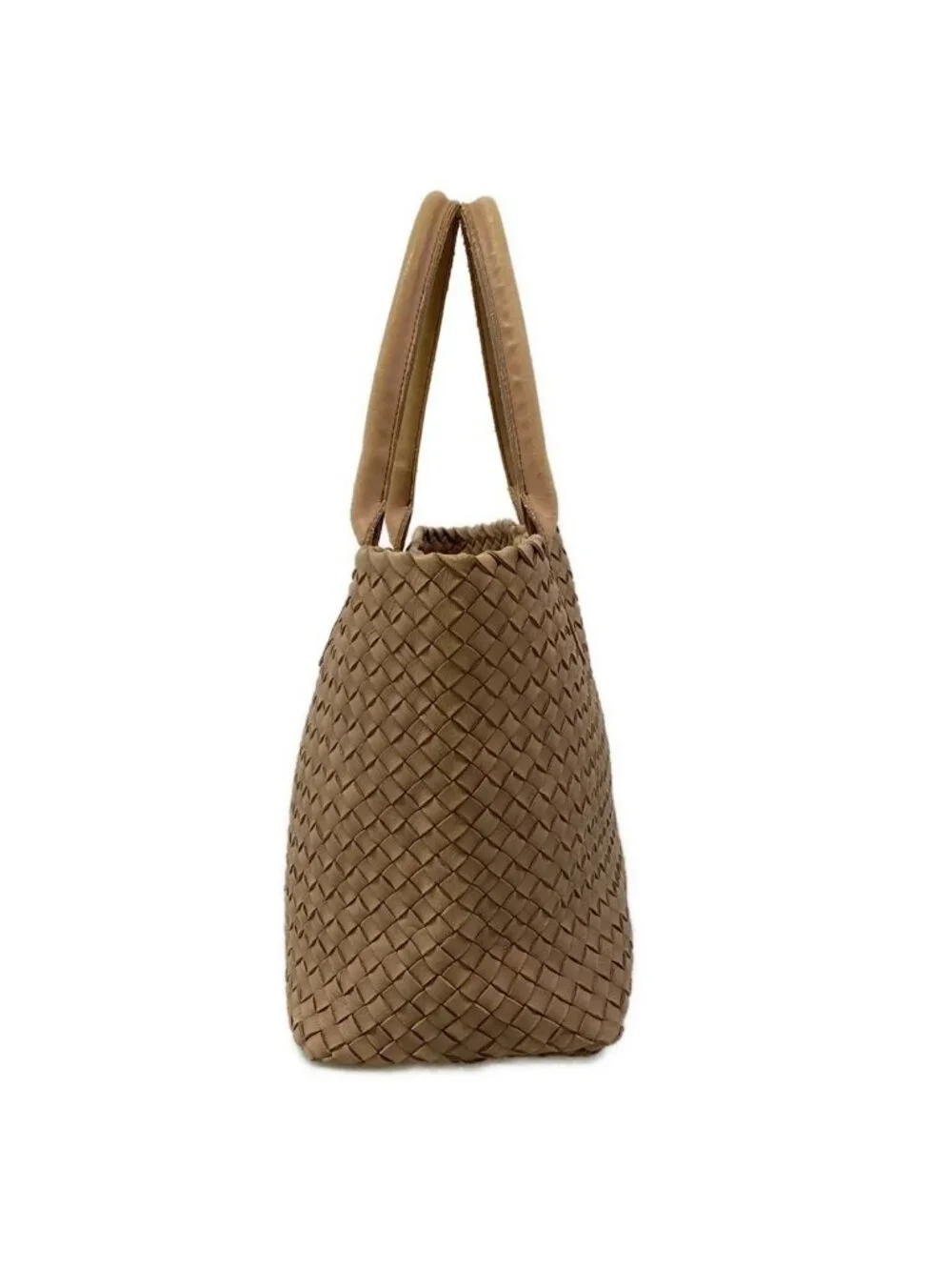 Bottega Veneta Tote Cabas PM Pink Beige Leather
